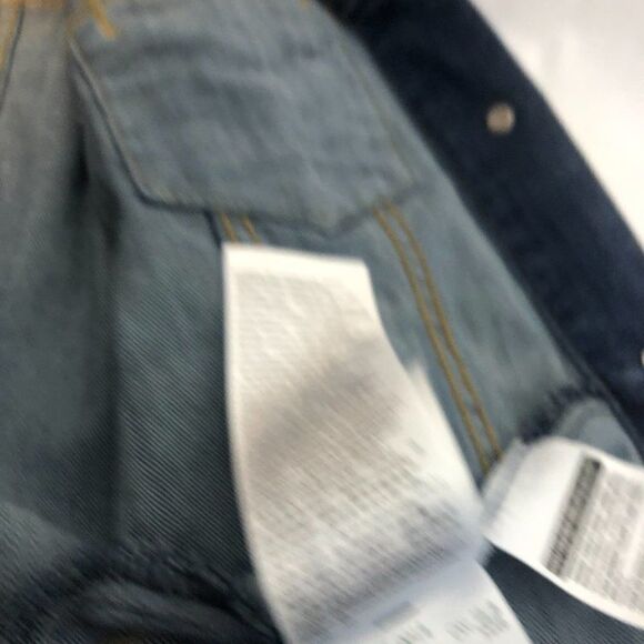 Levis Strauss Sz M Original Women’s Trucker Blue Denim Jean Jacket - Picture 5 of 5